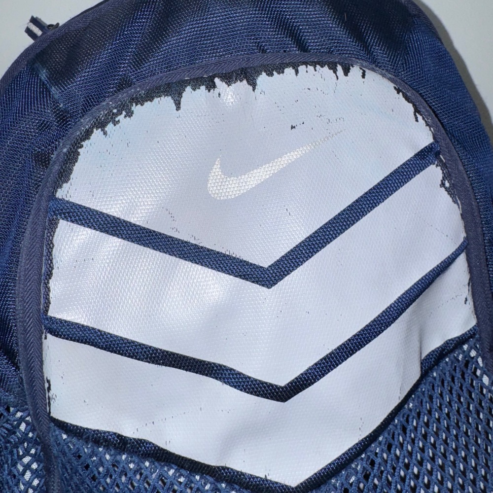 Nike Vapor Power Max Air Backpack Navy Blue Mesh Athletic Gym School Bag - Picture 4 of 11